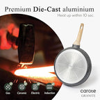 CAROTE 44pcs Pots and Pan Set Nonstick, Cookware Sets, Cooking Set Non Stick, Induction Cook Ware with Bakeware Set, Kitchen Knife Set