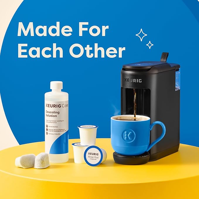 Keurig Brewer Cleanse Kit For Brewer Descaling and MaintenanceIncludes Descaling Solution & Rinse Pods, Compatible with Keurig Classic/1.0 & 2.0 K-Cup Pod Coffee Makers, 5 Count