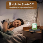 Coffee Mug Warmer with 2 USB Charging Ports: Auto Shut-Off Candle Wax Warmer - Heated Beverage Coffee Accessories for Home Office Desk - U1 Black