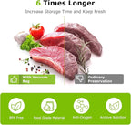 Bonsenkitchen 6 Rolls 11" x 16' Vacuum Sealer Bags for Food with a Color Box, Easy to Store, Commercial Grade, BPA Free, Great for Food Storage or Sous Vide, VB21