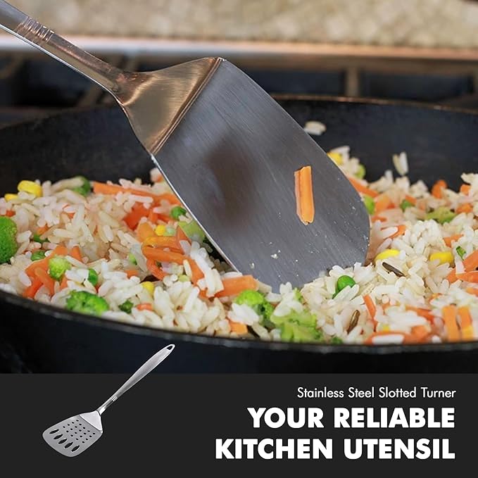Chef Craft Stainless Steel Slotted Turner