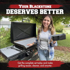 KITCHEN PERFECTION Ultimate Kit for Blackstone Griddle 28 Inch - Silicone Griddle Cover Mat + Griddle Accessories Mat + 2 PCS Silicone Grease Cup Liners Hermetic Protection from Rust & Debris All Year