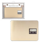 Rachel Zoe Digital Kitchen Food Scale with Non-Slip Base for Home and Kitchen, Measures in Pounds, Grams, Milliliters & Kilograms, Battery Operated Aluminum Electric Scale for Meals, Baking & Diets
