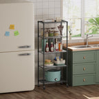 SINGAYE 5 Garage Heavy Duty Shelving Unit Kitchen Pantry Close Home Organizers and Storage Bathroom Shelf Laundry Room Organization Industrial Book Metal Wire Adjustable Shelves