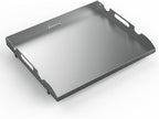 Flat Top Griddle for Blackstone 22 Inch Griddle Powder Coated Steel Gill Pan Replacement Parts w/Rear Grease System for Blackstone 1666 1833 1840 1895 1891 2166 2203 2304 1813 1842 2061