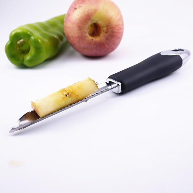 Jalapeno Chili Pepper Corer Stainless Steel Zucchini Cucumber Corers Special Kitchen Gadgets With Serrated Edge Easy Remove The Seeds Of Your Veggies & Fruits