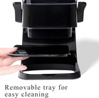Cereal Dispenser Countertop, 5L Kitchen Organization Cereal Containers Storage, Desktop Candy Dispenser Plastic Cereal Dispenser, Snack Containers Can Hold Granola, Dry Food, Grain (Black, 1Pc)