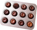 Popover Pans Nonstick 12 Popover Pan for Baking Yorkshire Muffin Puddings Cake Quiches Cupcake Mold Bakeware for Oven Baking Champagne
