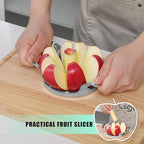 LIIGEMI Apple Core Slicer - Easily Cut Smooth Apple Slices with 8-Stainless Steel Blades, Time-Saving Apple Slicer and Corer with Mirrored Handle