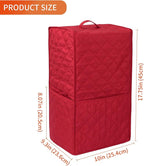 Kitchen Blender Dust Cover,Blender Covers Compatible with Ninja Foodi Blender,Blender Covers For kitchen Appliance Covers,Blender Cover with Accessory Pocket. (Red)