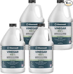 45% Vinegar 4 Gallons (4 Pack, 1 Gallon) - General Purpose All-Natural Multi-Surface Cleaner for Home, Patio & Commercial - High Performance, Powerful Concentrated Acetic Acid - Made in USA