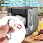 Stainless Steel Ice Scoop for Freezer with Magnetic Hook - Ice Scoop for GE Profile Opal 2.0 Nugget Ice Maker, for Kitchen Ice Bucket Bar Party Accessories