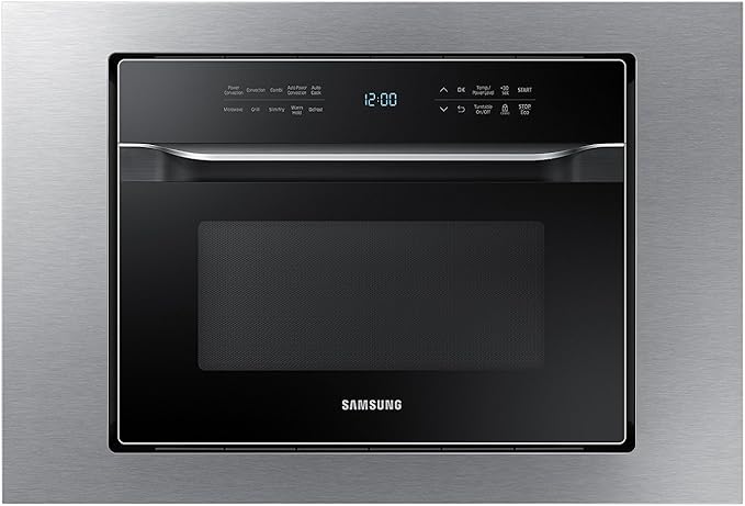 SAMSUNG 30" Microwave Trim Kit for 1.2 Cu. Ft. Counter Top Convection Microwave (MC12J8035CT) for Seamless Built-In Look, MA-TK3080CT, Stainless Steel