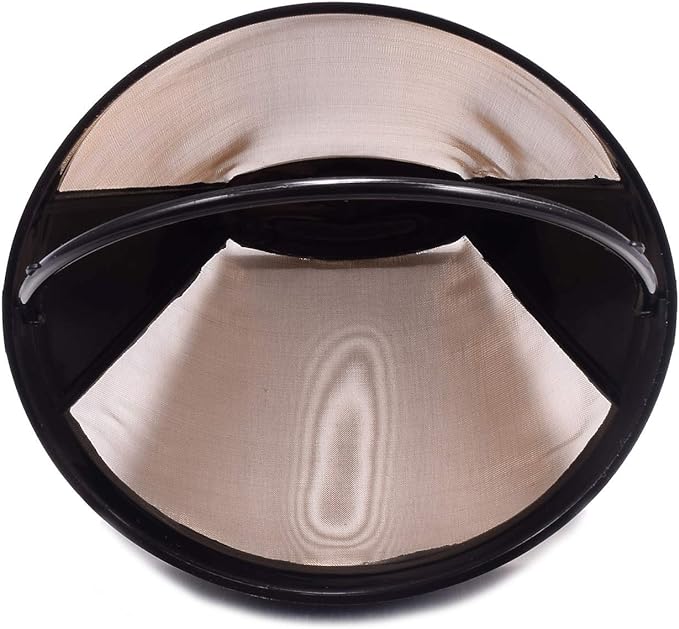 Reusable No.4 Cone Coffee Maker Filters for Ninja Coffee Bar Brewer Replacement Permanent Basket Filter (2 Coffee Filters)