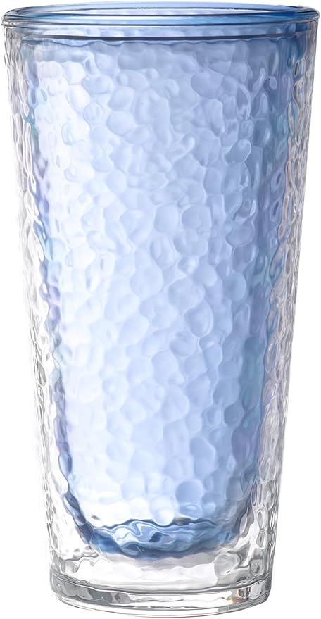 KLIFA- NICE- 20 oz, Set of 4, Acrylic Insulated Tumbler Set, Double-wall Drinking Glasses, BPA-Free, Shatter-Proof Plastic Drinkware, Dishwasher Safe Cups, Assorted