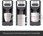 ST-550 4-in-1 Espresso Capsule Coffee Machine, Single Serve Coffee Maker for K*Cup/Nespresso/Dolce Gusto/Ground Coffee, 19Bar, 1L, Silver