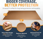 Oven Liners for Bottom of Oven - 4 Pack Large Heavy Duty Mats, 17”x25” Non-Stick Reusable Liner for Electric, Gas, Toasters, Grills - BPA & PFOA Free Kitchen Accessory to Keep It Clean (Copper)
