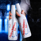 SuproBarware Flair Bottles Practice Set of 3 Bartender Practice Bottle 25oz/750ml Flair Bartending Kit Performance Training Bar Liquor White Decorative Shaker for Bar Pub Wine Cocktail