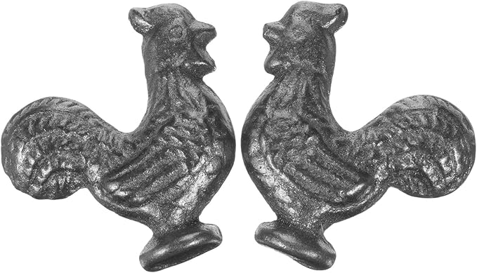 Garneck 2pcs Reusable Cast Iron Chicken Cooking Tool for Natural Iron Supplement for Vegans Athletes Anemia Support Cooking Accessory for Healthy Meals