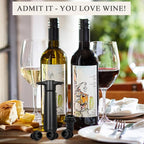 8 PCS Wine Vacuum Stoppers, Keep Wine Fresh for up to 7 Days - 8 Vacuum Stoppers, Wine Pump and Wine Vacuum Stopper, Reusable for Wine Saver, Wine Stoppers for Wine Bottles（Not Include Pump）