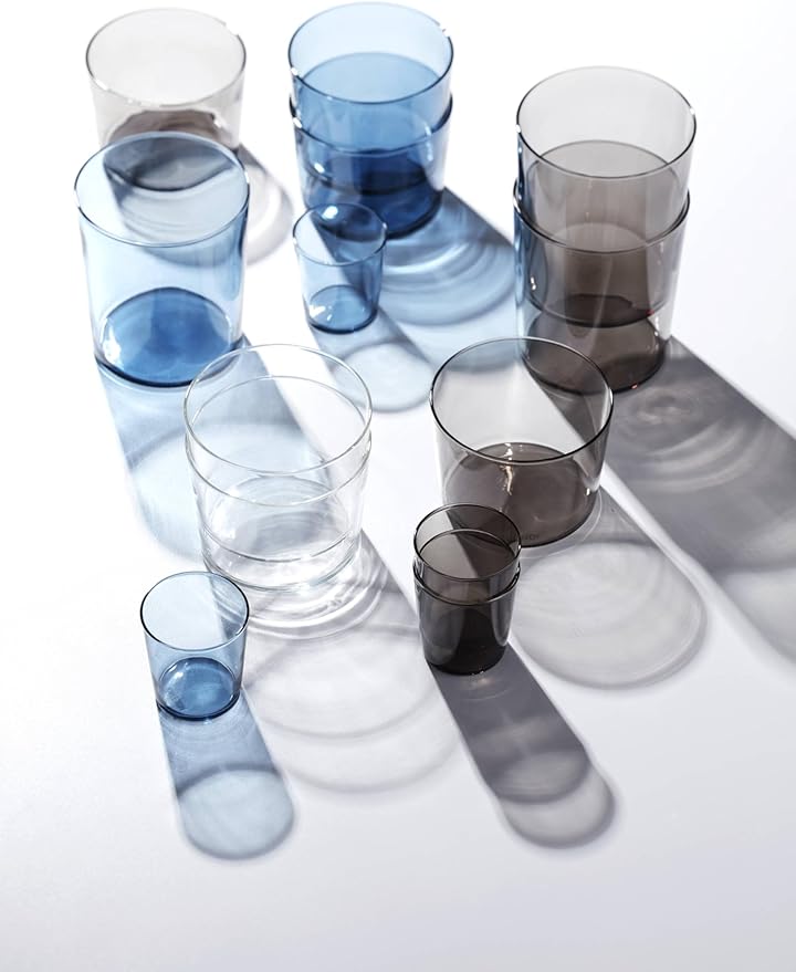 Oneida 895978 Stackables Smoke Drinkware, Set Of 12