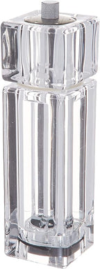 Winco WPMP-6 Pepper Mill/Salt Shaker, 6-Inch, Clear Acrylic,Medium