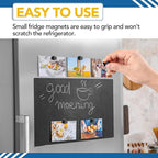 LOVIMAG Fridge Magnets 60Pcs Refrigerator Whiteboard Small Strong Magnet Classroom Kitchen Accessories Decorative Locker Set Decor Must Haves Office Calendar Refrigerador Magnetic Cute Crafts Black