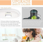 MegaWise Pro 2025 Updated Slow Masticating Juicer, 95% Juice Yield, 2-Speed & 9-Segment Spiral Cold Press, for Vegetables Fruits Nuts, Enhanced Nutrition Better Taste