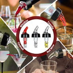 Automatic Measured Bottle Pourer - Quick Shot Spirit Measure Pourer Drinks Wine Cocktail Dispenser Home Bar Tools - 1oz/30ml (24 pack)