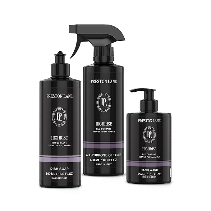 Preston Lane Kitchen Set, Hand Wash, Dish Soap & All Purpose Cleaner, Cleaning Essentials Bundle