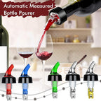SuproBarware Automatic Measured Bottle Pourer Liquor Bottle Pourer Quick Shot Dispenser 1oz Liquor Pour Spout for Alcohol,Wine,Spirits, Home Bar Kitchen Tools 25 Pack