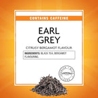 Twinings Earl Grey Loose Black Tea Tins, 3.53 Ounce Tins (Pack of 6), Flavoured with Citrus and Bergamot, Caffeinated, Enjoy Hot or Iced