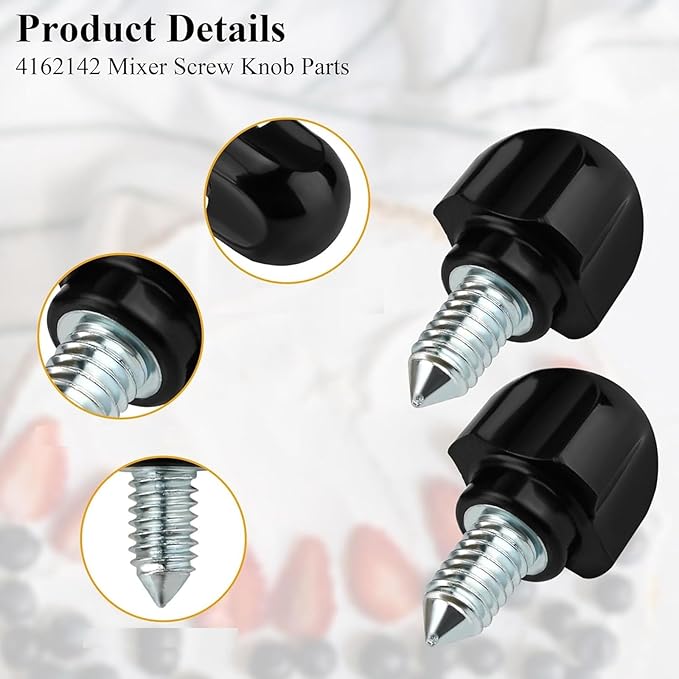 Hubs Attachment Caps And Screw Set Mixer Attachment Caps Mixer Hubs Caps Stand Mixer Repair Set Suitable For 4.5QT-5QT Mixers