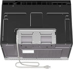 KoolMore 1.3 cu. ft. 24 inch Over The Range Stainless Steel Microwave (KM-MOT-OP1SS), 300 CFM Vent Hood Function, 1000W