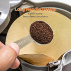 9PCS Measuring Spoons Set Stainless 1 tbsp, 1/2 tbsp, and 1-1/16tsp Steel Measuring Spoons for Cooking Baking Spice Jars and Liquid Ingredients
