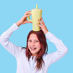 BrüMate Era 20 oz Tumbler with Handle and Straw | 100% Leakproof Insulated Tumbler with Lid and Straw | Made of Stainless Steel | Cup Holder Friendly Base | 20oz (Kiwi)