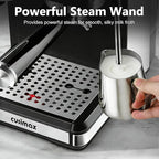 CUSIMAX Espresso Machine with Grinder, 20 Bar Professional Expresso Coffee Machines with Milk Frother Steam Wand, Espresso Maker with 60oz Removable Water Tank, Cappuccino & Latte Machine for Home