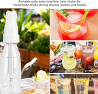 Portable Soda Maker, DIY Soda Streaming Machine Sparkling Water Maker Carbonated Water Machine Seltzer Water Machine Sparkling Machine Soda Machines for Home