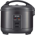 Tiger JNP-S55U-KY 3 Cup Capacity White Rice Cooker with Non-Stick Inner Pot, Retractable Power Cord, and Keep Warm up to 12 hours (Obsidian Black)