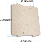 WB39X10034 262100100006 Microwave Waveguide Cover for GE Microwave Oven Repairing Part Mica Plates Sheets 3-7/8 x 4-1/4 Inches