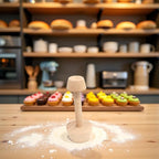 Tart Tamper Pastry Tamper Double Side Wooden Egg Tart Tamper Mold DIY Cake Pastry Pusher for Kitchen Party Baking Tools Tart Tamper, Pie, Tart and Quiche Pans,Tart Pans