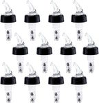 WUWEOT 12 Pack Automatic Measured Bottle Pourer, 1 OZ Leakproof Liquor Bottle Pourers, Quick Shot Spirit Measure Pourer Drinks Wine Cocktail Dispenser for Bartender Home Bar Tools
