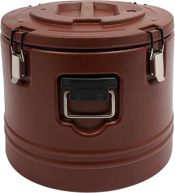 Insulated Soup Container 7.9 Gallon Commercial Food Warmer for Hot&Cold Food, Hot Box for Catering, Food Cooler Soup Carrier for Restaurant, Canteen 6H Insulation Time