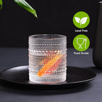 Moretoes Hobnail Drinking Glasses Set of 12, 12 Oz Highball Glasses & 10 Oz Cocktail Glasses, Clear Embossed Boho Glass Cups Kitchen Bar Tumbler Glassware Set for Whiskey, Beer, Juice, Milk