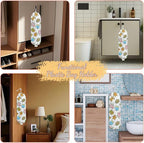 Insect Beetle Plastic Bag Holder, Wall Mount Grocery Bag Holder, Plastic Storage bag, Pull Rope Free Adjustment, Plastic Bag Holders for Grocery Bags, Plastic Bag Dispenser for Home Kitchen