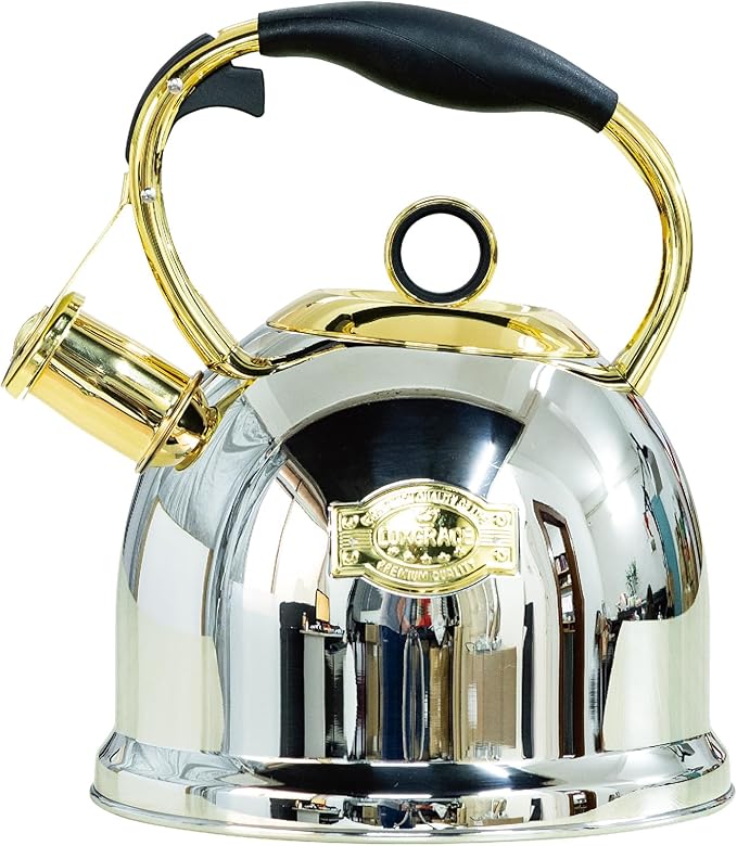 Tea Kettle for Stovetop, Food Grade Stainless Steel Water Kettle, Tea Pot for Home & Kitchen, 3.0 Qt