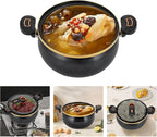 8L / 8.45Qt Micro Pressure Cooker With Visual Glass Lid & Handles, Non-Stick Multi-Function Pot For Gas, Electric Ceramic & Induction Stoves(White)