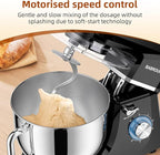 Dough Mixer 8.45 QT Electric Mixer - 660W 6 Speed Large Capacity Kitchen Stand Mixer with Whisk Dough Hook Mixing Beater Household Food Mixer for Baking Cakes Cookie Bread Salad