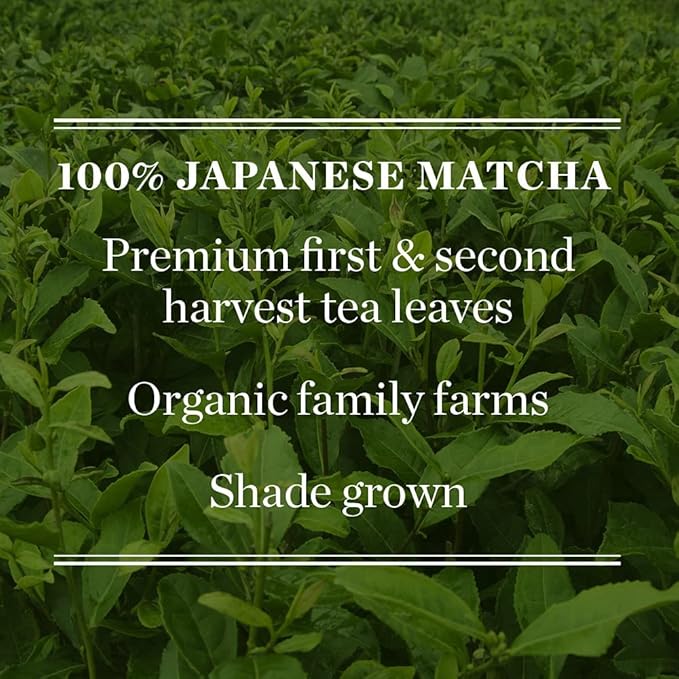 Mighty Leaf Organic Matcha Green Tea Powder, 100% Japanese Matcha, Unsweetened, 3 oz Bag
