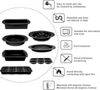 Aschef 9in1 Nonstick Silicone Baking Ring Cake Pan Cookie Sheet Molds Tray Heat Resistant Bakeware Tools Kit for Muffin Loaf Bread Pizza Cupcake Utensil